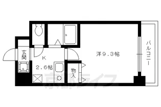 京都府京都市上京区元北小路町【マンション】の間取り