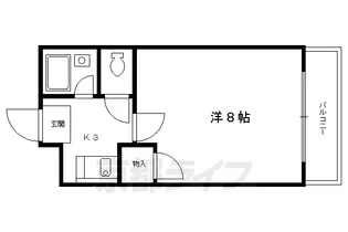 京都府京都市上京区武者小路町【マンション】の間取り