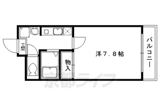 ルミネ四季彩館【202号室】の間取り