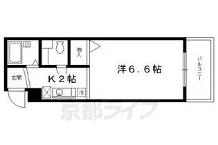 清和院マンション【302号室】の間取り
