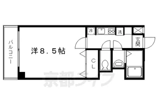 マ・アビタシヨン【308号室】の間取り