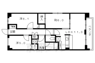 プリマベーラ北山【4階】の間取り