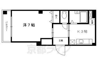 ノーベルテラス稔【2階】の間取り