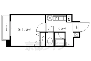 京都府京都市上京区古木町【マンション】の間取り