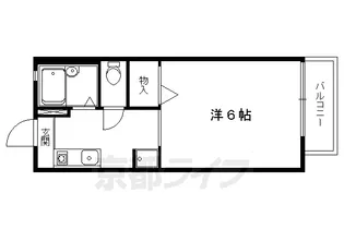 南茶ノ木コーポ【103号室】の間取り