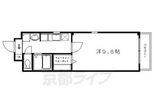 グリーンヒル洛北【2階】の間取り