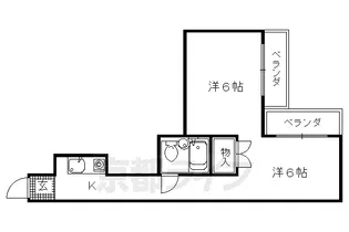 なかハウス【B-32号室】の間取り