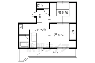 わかさ川ハイツ【303号室】の間取り