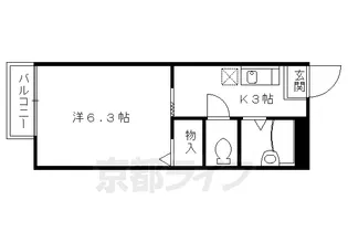 アーク岡崎【105号室】の間取り