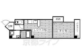 GENIUS COUT 津久田【306号室】の間取り