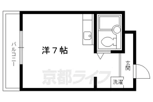 1Rの間取り画像
