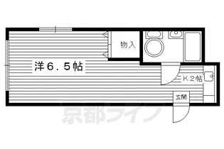 聚楽第マンション【305号室】の間取り