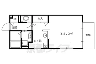 ジュネス畑ヶ田【102号室】の間取り