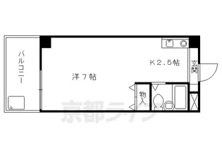 京都府京都市中京区富小路通錦小路上る高宮町【マンション】の間取り