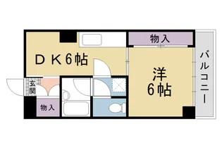 ハウゼ上賀茂【103号室】の間取り