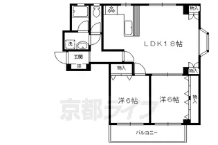 PRESIDENT COURT【201号室】の間取り