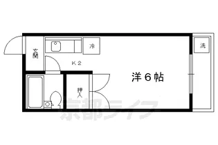 Kハイツ’87【102号室】の間取り