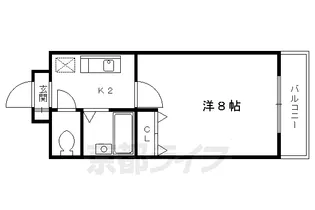 グレース・ヴィラ下鴨【106号室】の間取り