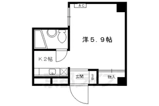 コーポ千尋【506号室】の間取り