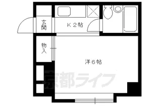 コーポ千尋【4階】の間取り