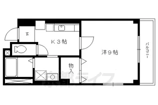 コーム三和【206号室】の間取り