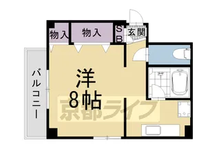 ドマーレ府庁前【202号室】の間取り