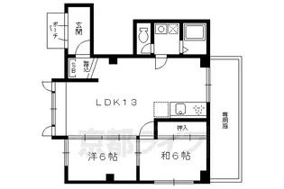 サイドパークⅢ【24号室】の間取り