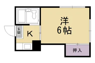 京都府京都市上京区相国寺門前町【アパート】の間取り