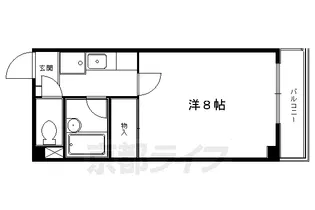 コスモハイツ下柳【305号室】の間取り