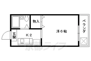 ハイツこすぎ【102号室】の間取り