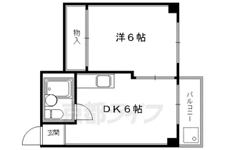 セゾン東山【305号室】の間取り