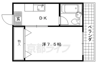 ITO TOMI BUILD【101号室】の間取り