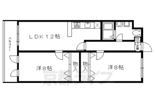 メゾン・アルヴァーレ【303号室】の間取り