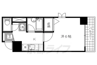 京都府京都市上京区春帯町【マンション】の間取り