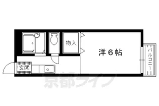チェリーハイツ【1D号室】の間取り