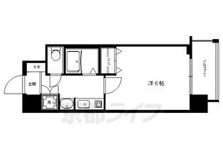 京都府京都市上京区一真町【マンション】の間取り