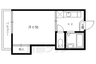 シルキー【111号室】の間取り