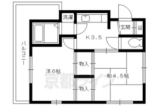 ウエストヴィレッジ【501号室】の間取り
