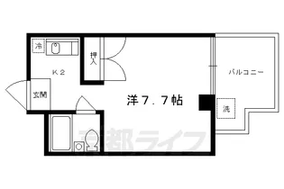 京都府京都市上京区堀之上町【マンション】の間取り