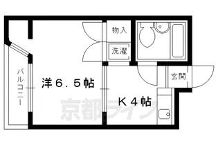 マンション洛北【303号室】の間取り