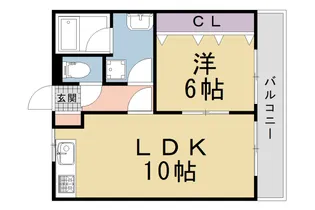 レジデンス了以苑【2階】の間取り