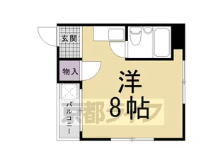 京都府京都市北区小山町【マンション】の間取り