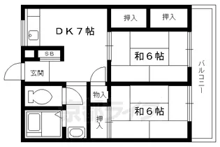 パークヴィラ【1階】の間取り