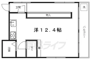 京都府京都市上京区森之木町【マンション】の間取り