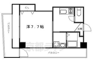 トワール高野【103号室】の間取り