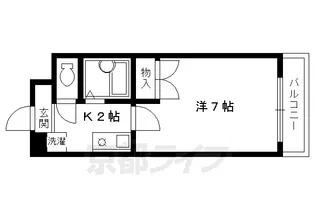サンライズ渕田【305号室】の間取り