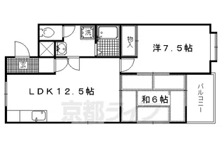 東明ハイツ【203号室】の間取り