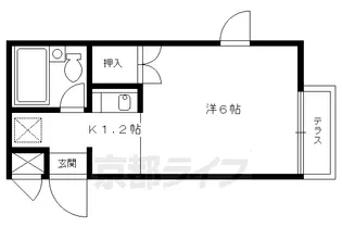 三井アメニティーハイム【105号室】の間取り
