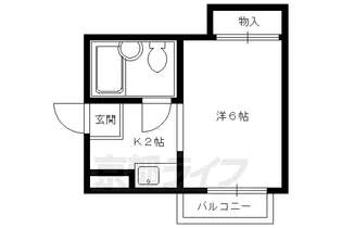 ハイツ島田【302号室】の間取り