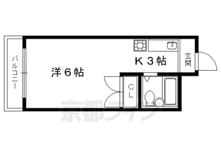1Kの間取り画像